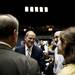 Michigan head coach John Beilein talks with people before the basketball banquet on Tuesday, April 16. AnnArbor.com I Daniel Brenner